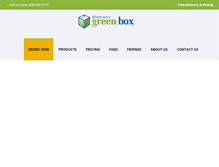 Tablet Screenshot of madisongreenbox.com